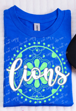 Load image into Gallery viewer, Green Lions Talavera circle Weekly Sale Tee