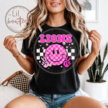 Load image into Gallery viewer, Lions retro pink Spirit Tee