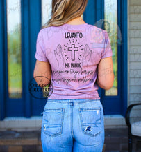 Load image into Gallery viewer, Levanto mis manos aunque… front and back