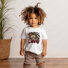 Load image into Gallery viewer, Lions mascot Burgandy DTF TRANSFER