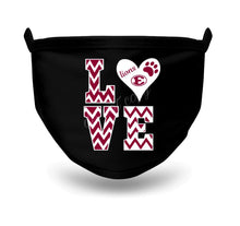 Load image into Gallery viewer, Love Chevron E 2 Color High Heat Screen Print Transfer 375F