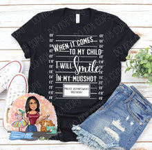 Load image into Gallery viewer, Smiling mugshot! TShirt