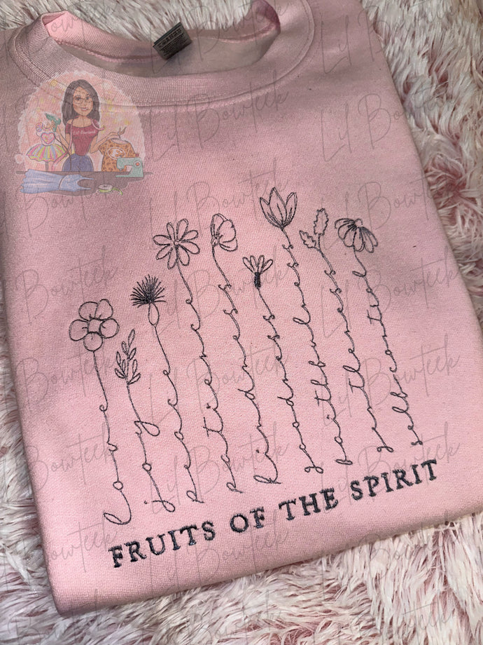 Fruits of the Spirit Sweatshirt (Embroidered)