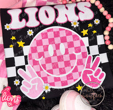 Load image into Gallery viewer, Lions retro pink Spirit Tee
