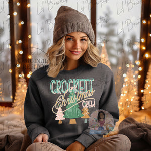 Crockett Christmas Crew TShirt/Sweatshirt