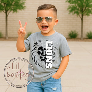 Ennis Lions split face 2526 Weekly Sale Tee