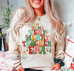 In my very merry Teacher Era TShirt