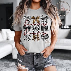 Bows & Lions (burgandy) stars Weekly Sale Tee