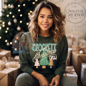 Crockett Christmas Crew TShirt/Sweatshirt