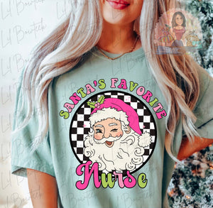 Santa’s favorite Nurse TShirt/Sweatshirt