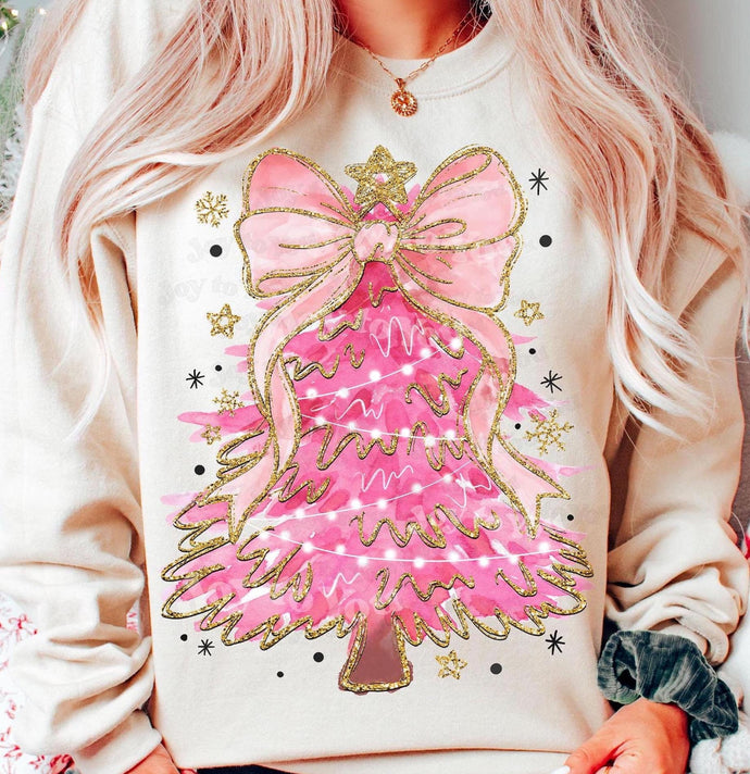 Pink Christmas tree TShirt/Sweatshirt