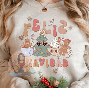 Feliz navidad retro TShirt/Sweatshirt