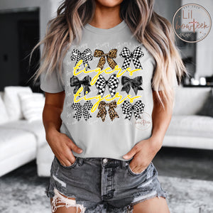 Bows & Tigers (yellow) Weekly Sale Tee