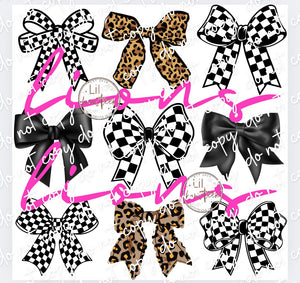 Bows & Lions pink Digital Design