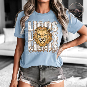 Lions Lion Tan Talavera Spirit Tee