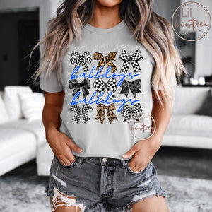 Bows & Bulldogs (Blue) Weekly Sale Tee