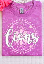 Load image into Gallery viewer, Light Pink Lions Talavera circle Weekly Sale Tee
