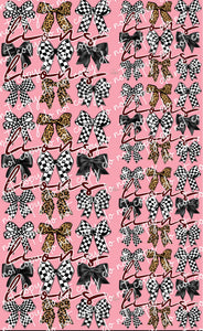 Bows & Lions maroon Premade Gang 22x36 sheet DTF (limited quantities)