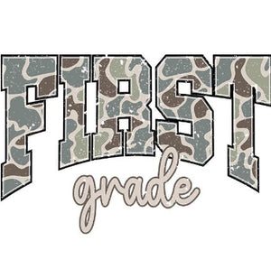 1st grade Camo Tee