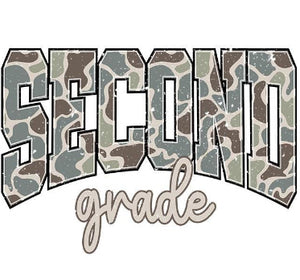 2nd grade Camo Tee