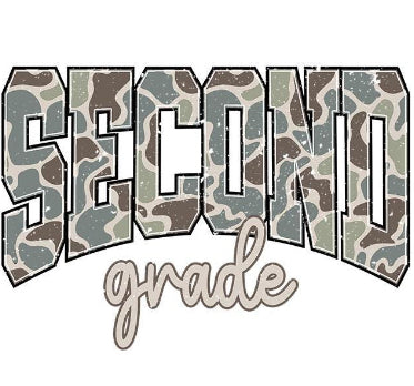 2nd grade Camo Tee