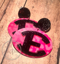 Load image into Gallery viewer, Ennis E Pink/pink leopard Earrings
