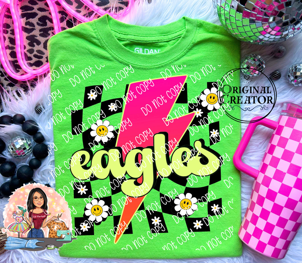 Retro Eagles daisy Spirit Tee