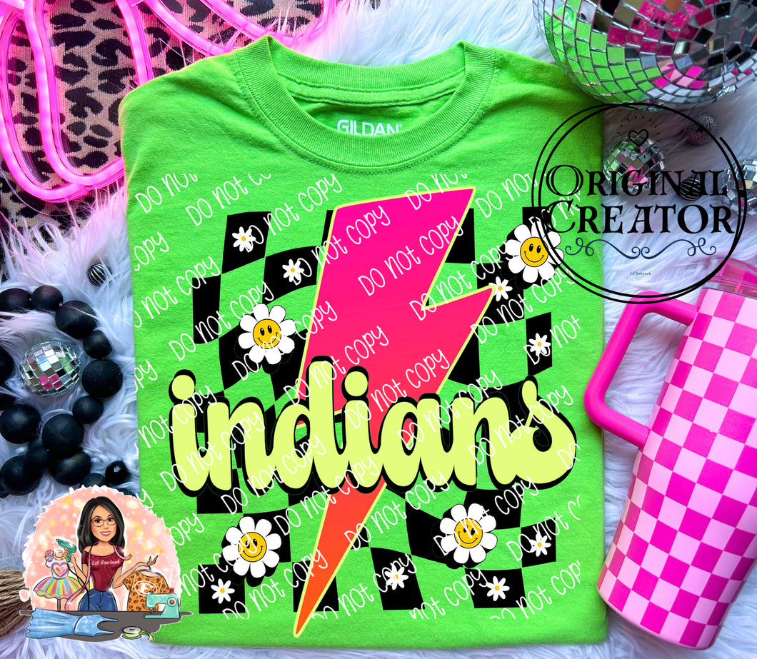 Retro Indians daisy Spirit Tee