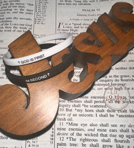 God First I’m second bracelet