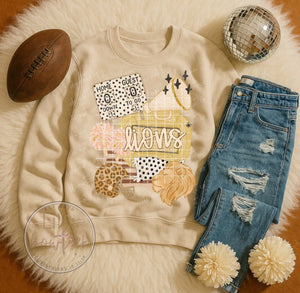 Lions Mascot Aesthetic Tee