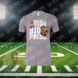 Small town big Pride LIONS (football)DTF TRANSFER