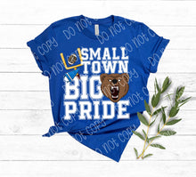 Load image into Gallery viewer, Small Town big pride Bears Royal blue DTF TRANSFER
