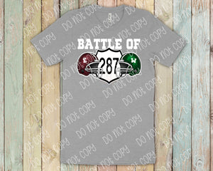 Battle of 287 2023 only DTF TRANSFER