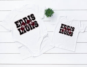 Ennis Lion Flags Full Color High Heat Screen Print Transfer 375F
