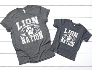 Lion Nation High heat Screen Print Transfer 375F