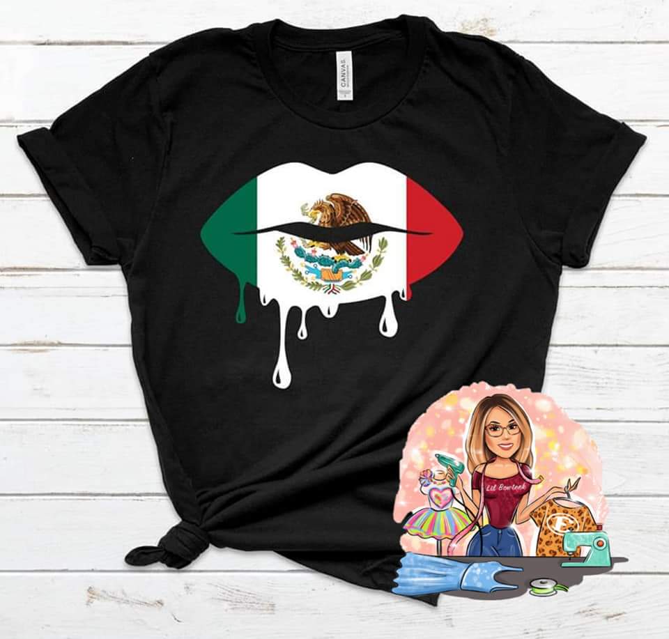 Mexican drip lips eagle Tee