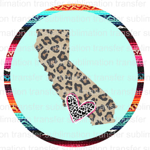 California Leopard California Sublimation Transfer 400F