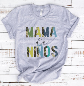 Mama de Ninos Full Color High Heat Screen Print Transfer 360F/375F