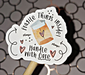 Handle with Care Stickers