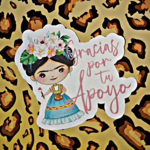 Frida Gracias por Tu Apoyo Stickers