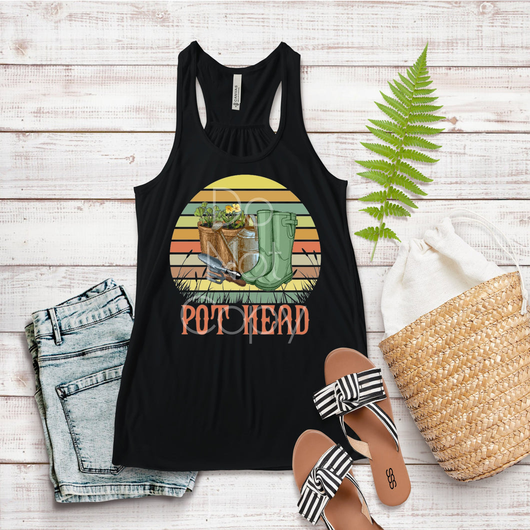 Pothead Adult Full Color Low Heat Screen Print TRANSFER 325F