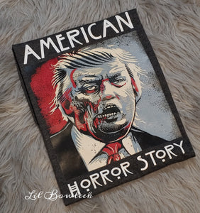 Horror Trump Full Color Low Heat Screen Print Transfer 325F