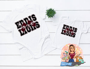 Ennis Lion Flags Spirit Tee