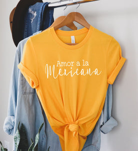 Amor a la Mexicana High Heat Screen Print Transfer 375F