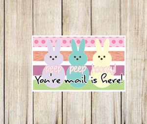 Peep peep, Hooray!Easter Stickers