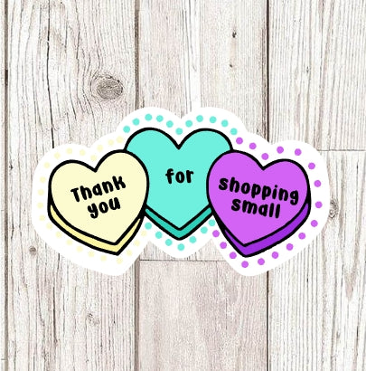 Thank you for shopping small Stickers