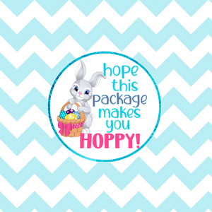 Easter Hope this package makes you Hoppy! Stickers