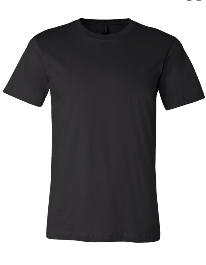 Black Bella Canvas Unisex Tee Adult 3001C