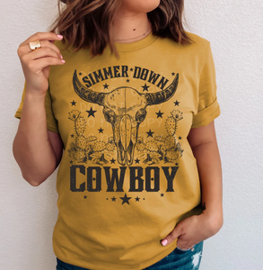 Simmer Down Cowboy TShirt