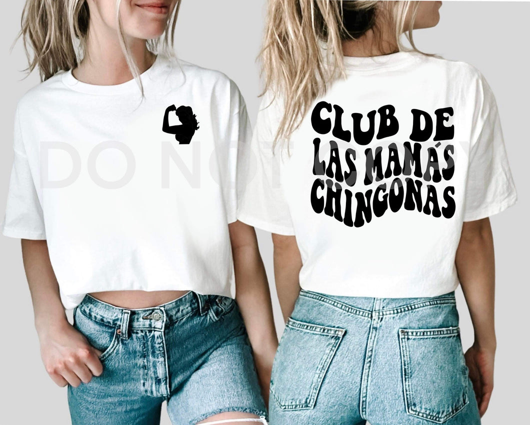 Club de las mamas Chingonas DTF TRANSFER